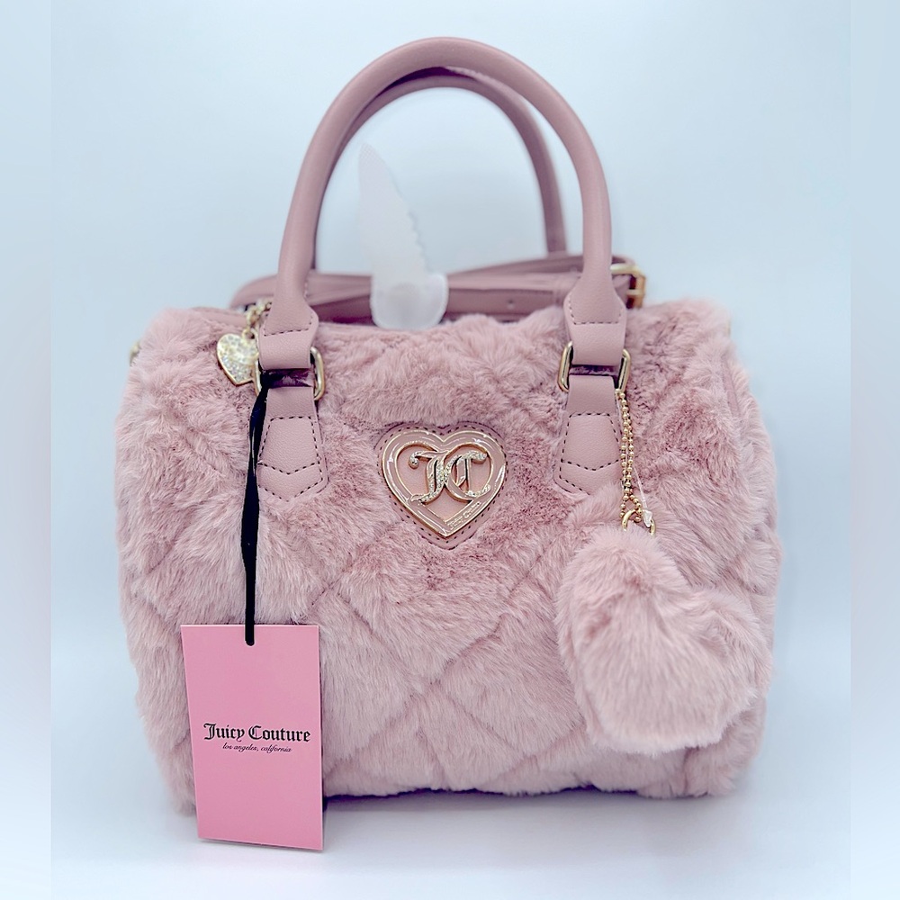 Sold-Juicy Couture Fuzzy Satchel